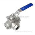 Low Price China OEM Manufacturer 3 Way Ball Valves 4 Inches